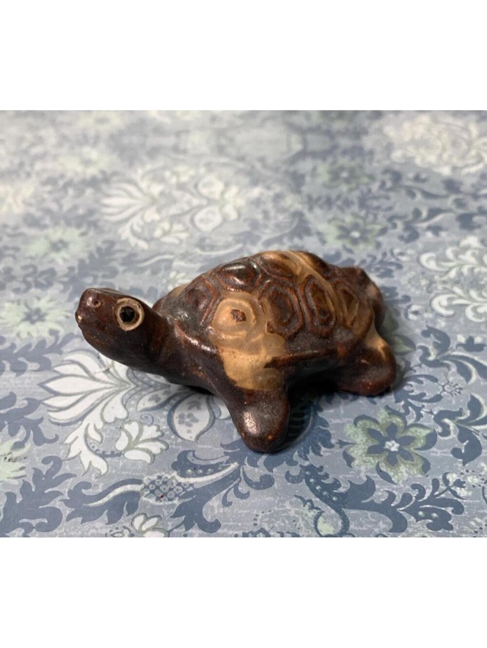 Vintage Ceramic? Turtle Figurine Sculpture Statue Home Decor Animal Reptile